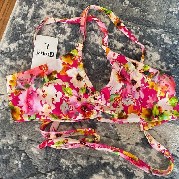 Fused Hawaii “Leave her wild” print  bikini top large - Picture 6 of 8